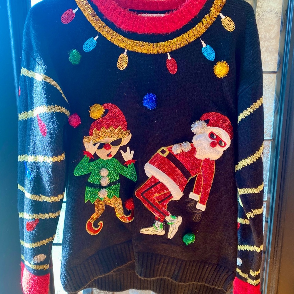 Kohl's Black Holiday Crewneck Sweater